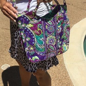 Vera Bradley quilted cotton light weight purse